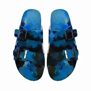 Men Blue Sky Cork Sandals