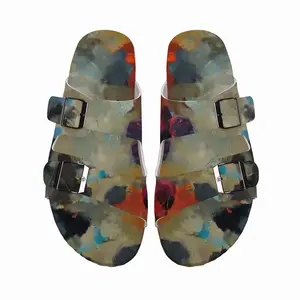 Men Flower Storm Cork Sandals