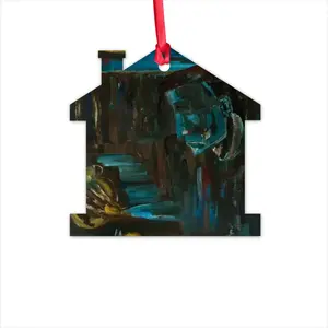 Blue (The Mess) Hut Pendant (Aluminum)