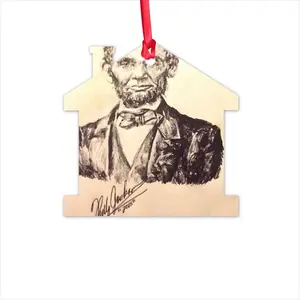 President Abraham Lincoln Hut Pendant (Aluminum)