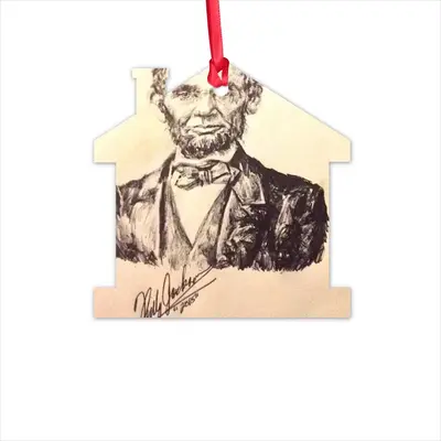 President Abraham Lincoln Hut Pendant (Aluminum)