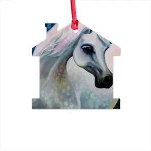 Arabian Horse 24X30 Hut Pendant (Aluminum)