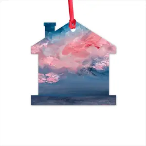 Cotton Candy Sky Hut Pendant (Aluminum)