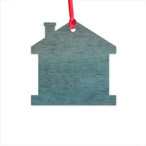 Hazy Shades Of Blue Hut Pendant (Aluminum)