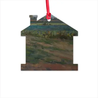 The Cabbage Field Hut Pendant (Aluminum)