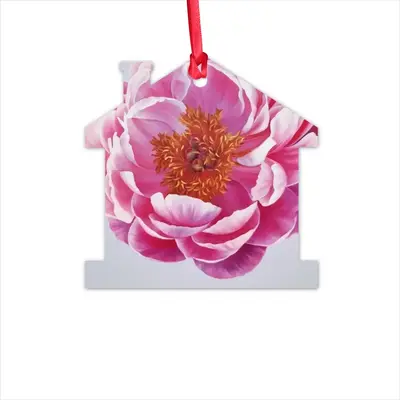 Coral Charm Peony Hut Pendant (Aluminum)