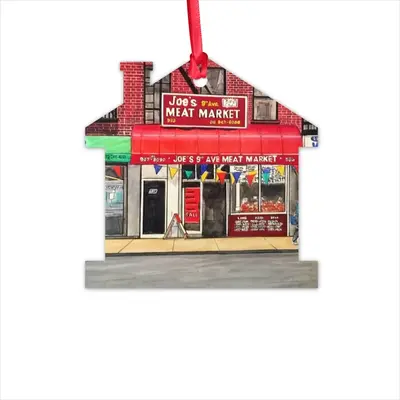 Joes Meat Market New York City Hut Pendant (Aluminum)