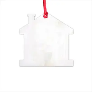 White Lines Hut Pendant (Aluminum)