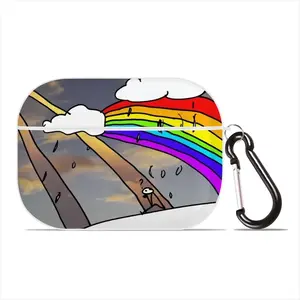 Rainbow 1 Airpods Pro Case (Hard Shell, White)