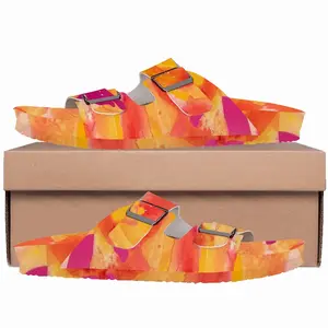 Men Kiwano Horned Melon Cork Sandals