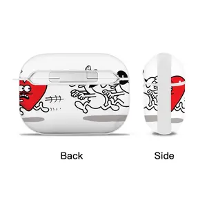 Chasing Love Airpods Pro Case (Hard Shell, White)