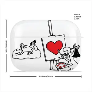 Art Lover Airpods Pro Case (Hard Shell, White)