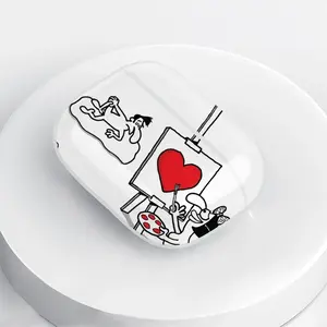 Art Lover Airpods Pro Case (Hard Shell, White)