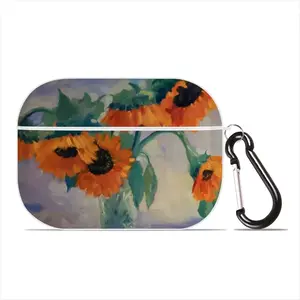 Sunflowers Airpods Pro Case (Hard Shell, White)