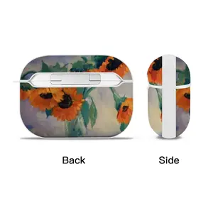 Sunflowers Airpods Pro Case (Hard Shell, White)