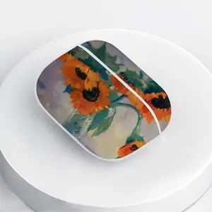 Sunflowers Airpods Pro Case (Hard Shell, White)