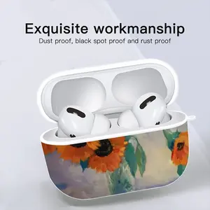 Sunflowers Airpods Pro Case (Hard Shell, White)