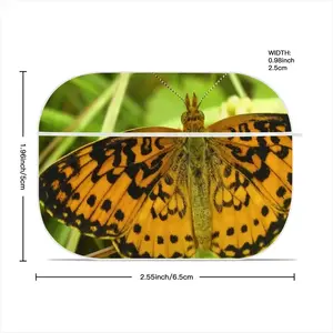 Beautiful New Hampshire Butterfly Airpods Pro Case (Hard Shell, White)