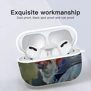 Beggar Airpods Pro Case (Hard Shell, White)