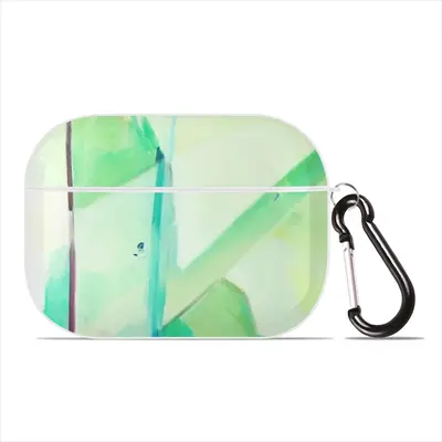 Green Bird Airpods Pro Case (Hard Shell, White)