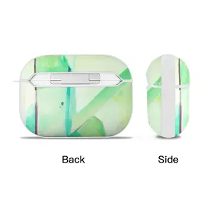 Green Bird Airpods Pro Case (Hard Shell, White)