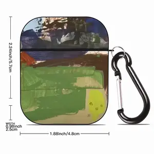 Under The Table (Landscape With Cows) Airpods 2 Case (Hard Shell, Black)