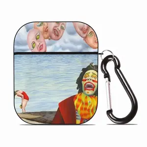 Fear Of Clowns Airpods 2 Case (Hard Shell, Black)