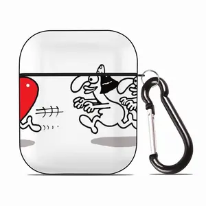 Chasing Love Airpods 2 Case (Hard Shell, Black)