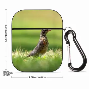 Bird In High Park Grass Airpods 2 Case (Hard Shell, Black)