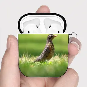 Bird In High Park Grass Airpods 2 Case (Hard Shell, Black)