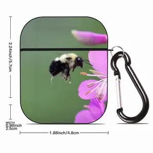 Bee Full Of Pollen Airpods 2 Case (Hard Shell, Black)