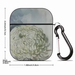 Flower Airpods 2 Case (Hard Shell, Black)