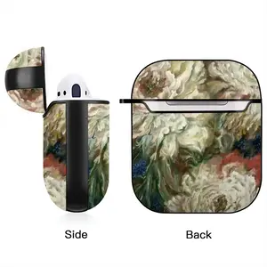 Flowers Airpods 2 Case (Hard Shell, Black)