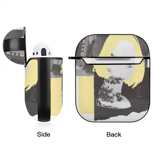 Yellow Airpods 2 Case (Hard Shell, Black)