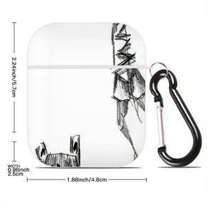 Angst Fear Airpods 2 Case (Hard Shell, White)