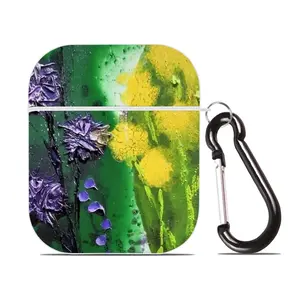 Blossoms Airpods 2 Case (Hard Shell, White)