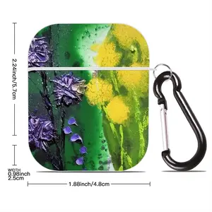 Blossoms Airpods 2 Case (Hard Shell, White)