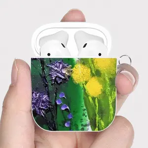 Blossoms Airpods 2 Case (Hard Shell, White)