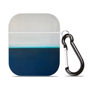 Charcoal White Teal Series 3 Airpods 2 Case (Hard Shell, White)