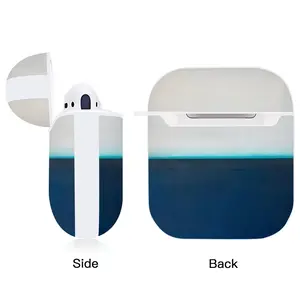 Charcoal White Teal Series 3 Airpods 2 Case (Hard Shell, White)