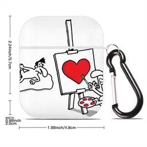 Art Lover Airpods 2 Case (Hard Shell, White)