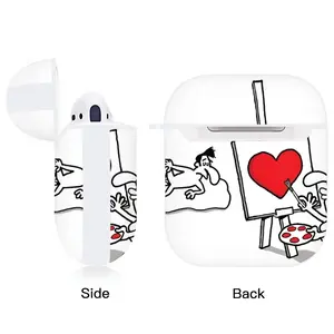 Art Lover Airpods 2 Case (Hard Shell, White)