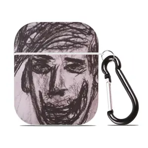 Sad Poet Airpods 2 Case (Hard Shell, White)