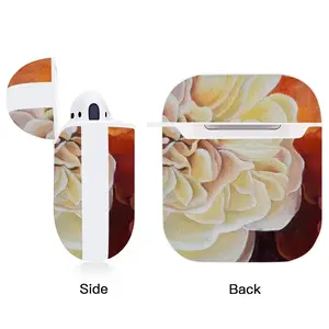 Roses Airpods 2 Case (Hard Shell, White)