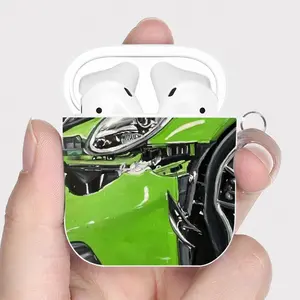 Porsche Gt3 Crash Airpods 2 Case (Hard Shell, White)