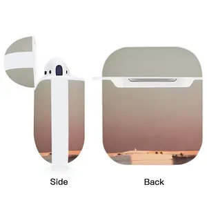 A Small Boat With Blue Sky Airpods 2 Case (Hard Shell, White)