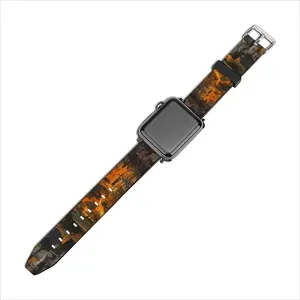 The Gold Of The Night iWatch Classic Strap (Multi-Size)