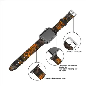 The Gold Of The Night iWatch Classic Strap (Multi-Size)