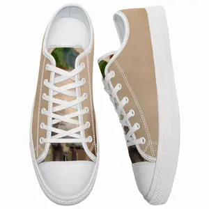 Men Watercolor - The Village Retro Canvas Shoes