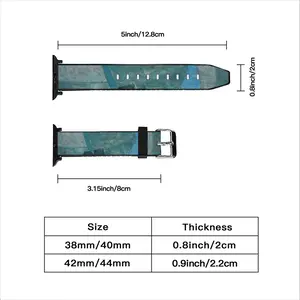 Turquoise Green And Blue iWatch Classic Strap (Multi-Size)